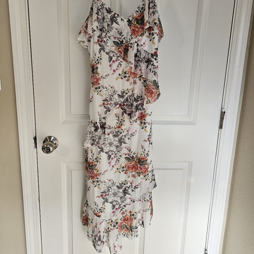 Floral Sleeveless Dress, Medium
